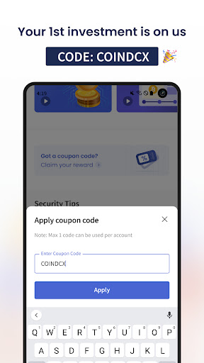 CoinDCX:Bitcoin Investment App screenshot 6