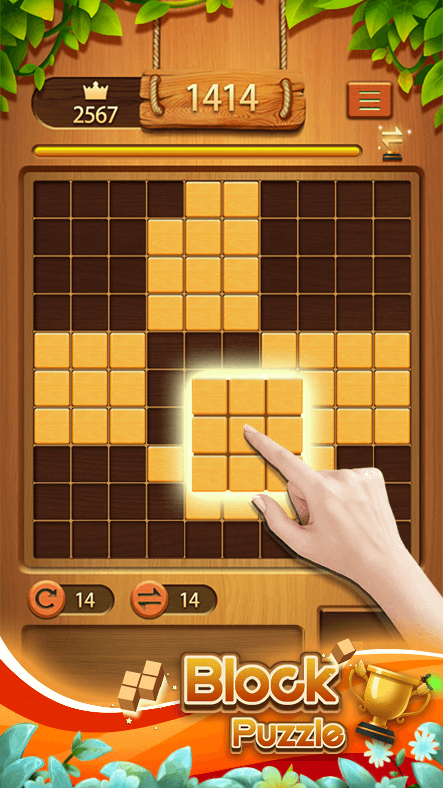 Classic Block Puzzle——Wood Block Puzzle Game screenshot 1