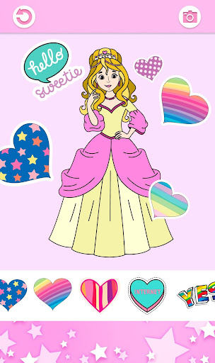 Princess Girls Coloring Book screenshot 4