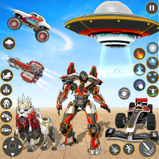 Spaceship Robot Transport Game icon
