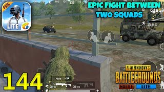 EPIC Fight Between Two Squads | PUBG Mobile Lite Solo Squad Gameplay screenshot 5