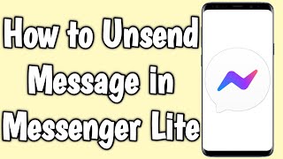 How to Unsend Message in Messenger Lite screenshot 3