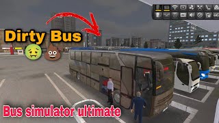 Cleaning Dirty Bus🤢💩 : Bus simulator ultimate || Gamdroid screenshot 3