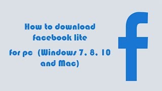 Facebook Lite on PC - Download for Windows 7, 8, 10 and Mac screenshot 2