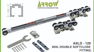 ARROW 80XL 2 way soft close damping sliding system. screenshot 3