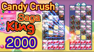 🇨🇦 Candy crush saga king level 2000 iOS gameplay screenshot 2