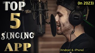 Top 5 Singing App In 2023 With Background Music And Lyrics | Best Signing App | Singing App | Smule screenshot 1