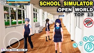Top 13 Best SCHOOL SIMULATOR Games OPEN WORLD OFFLINE School Simulator Games for Android iOS screenshot 4